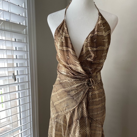 Genuine Roberto Cavalli Mini, Animal Print Wrap Dress - Picture 16 of 16